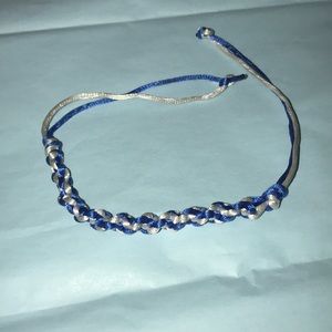 Blue and White Handmade bracelet